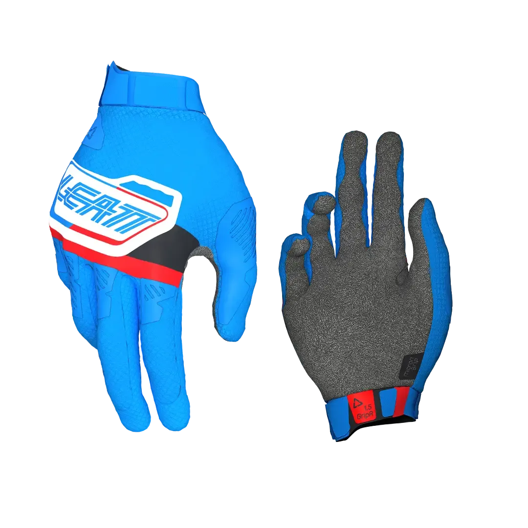 2025 Leatt 1.5 Mini Gloves Pitboard Royal