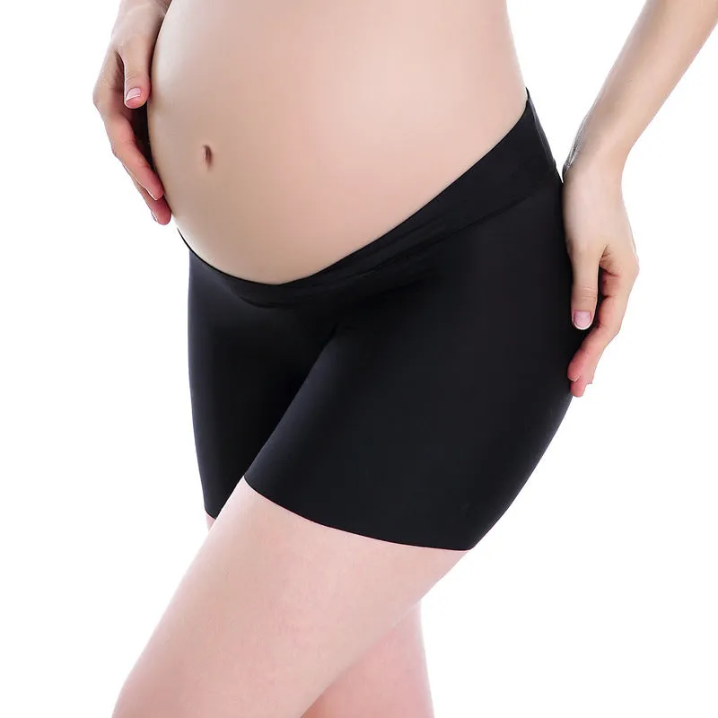 Antibacterial Ice Silk Comfortable Seamless Maternity Panties V Type