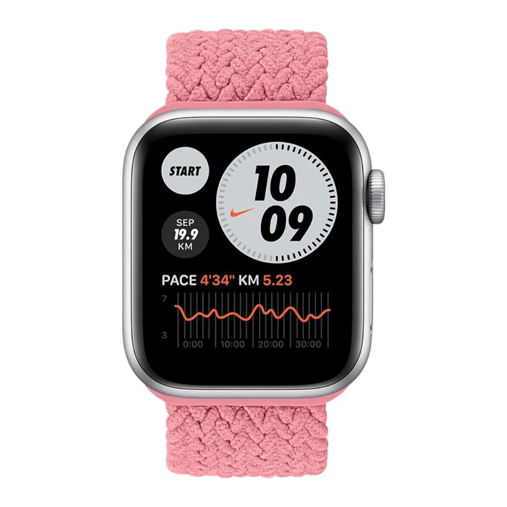 Apple Watch (41mm) elastic watch strap - Pink / Size: S