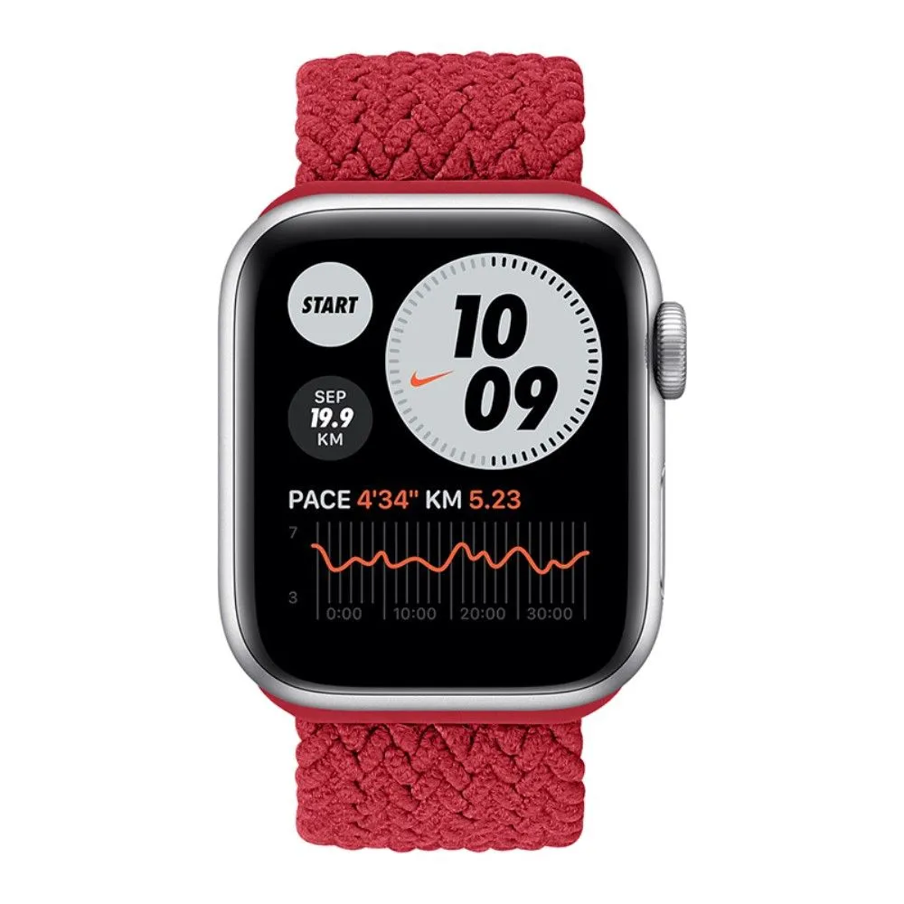 Apple Watch (41mm) elastic watch strap - Red / Size: S