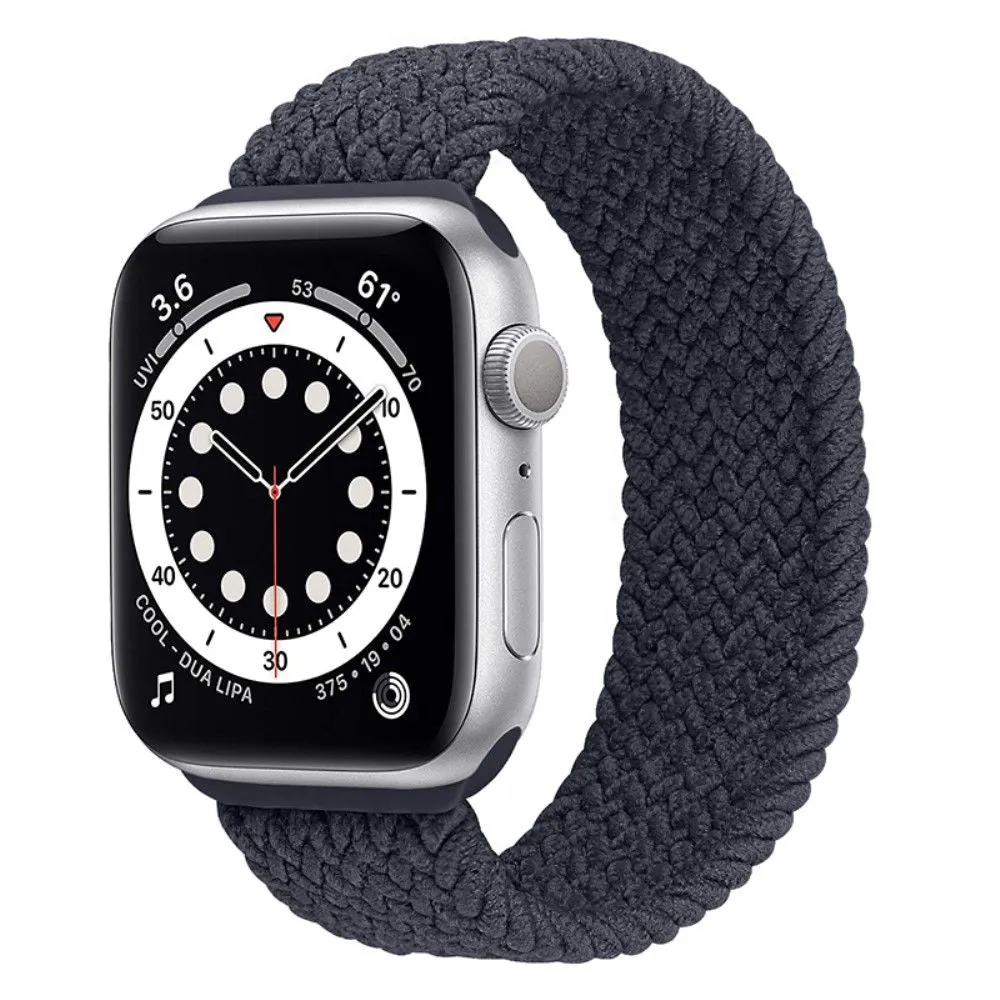 Apple Watch (45mm) elastic watch strap - Charcoal / Size: XL