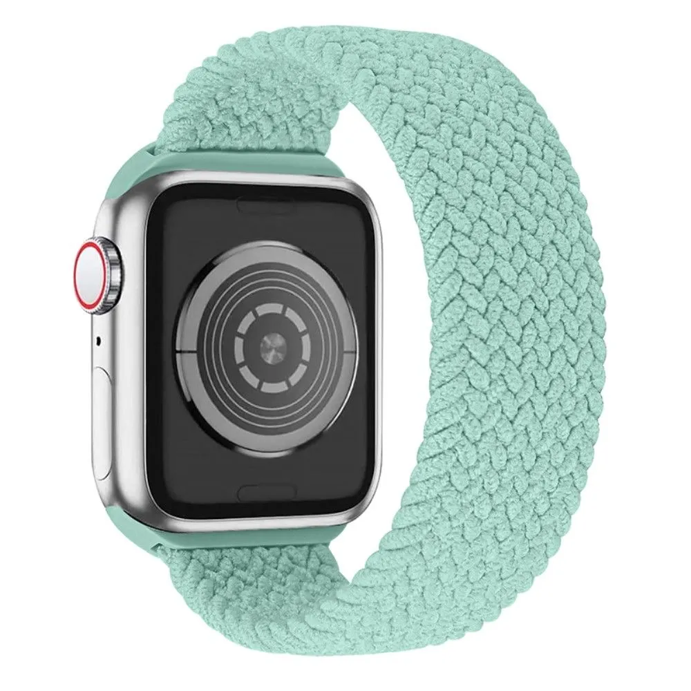 Apple Watch (45mm) elastic watch strap - Mint Green / Size: L