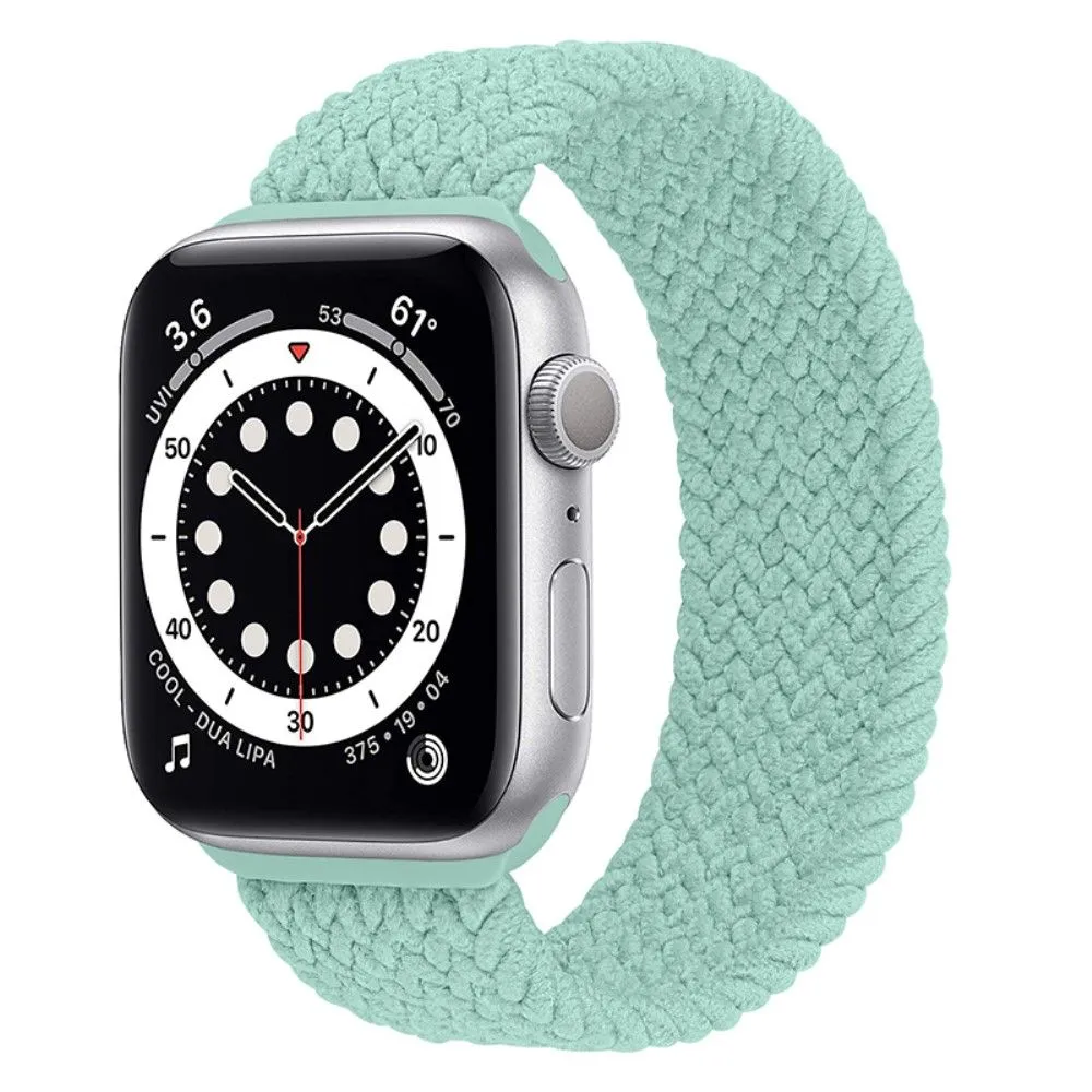 Apple Watch (45mm) elastic watch strap - Mint Green / Size: L