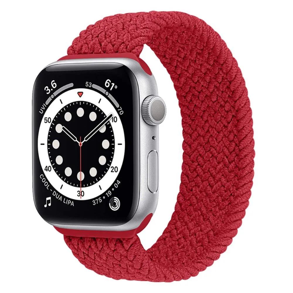 Apple Watch (45mm) elastic watch strap - Red / Size: M