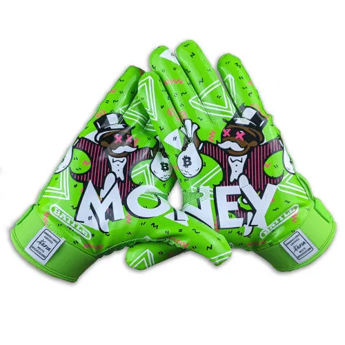 Battle Money Man 2.0 Youth Receiver Football Gloves