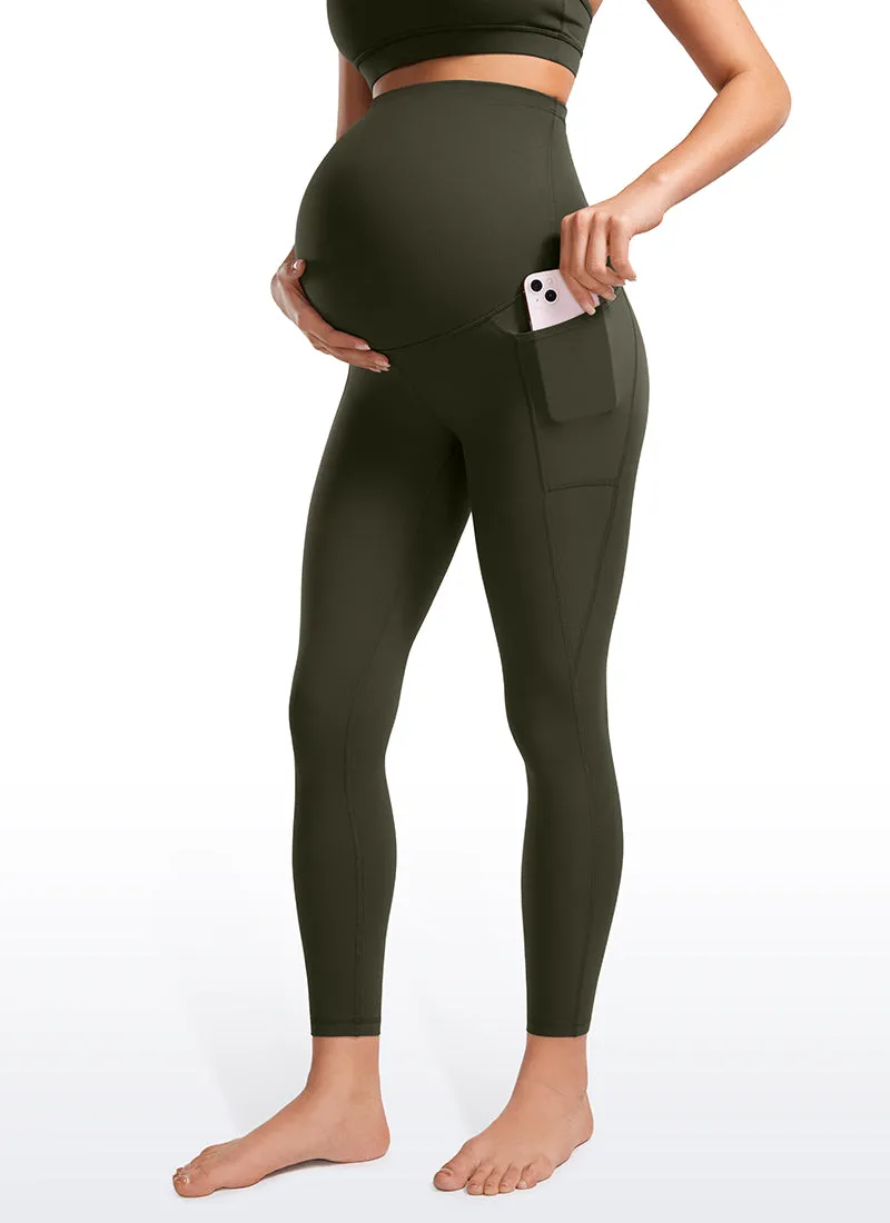 Butterluxe Maternity Leggings with Pockets 25"