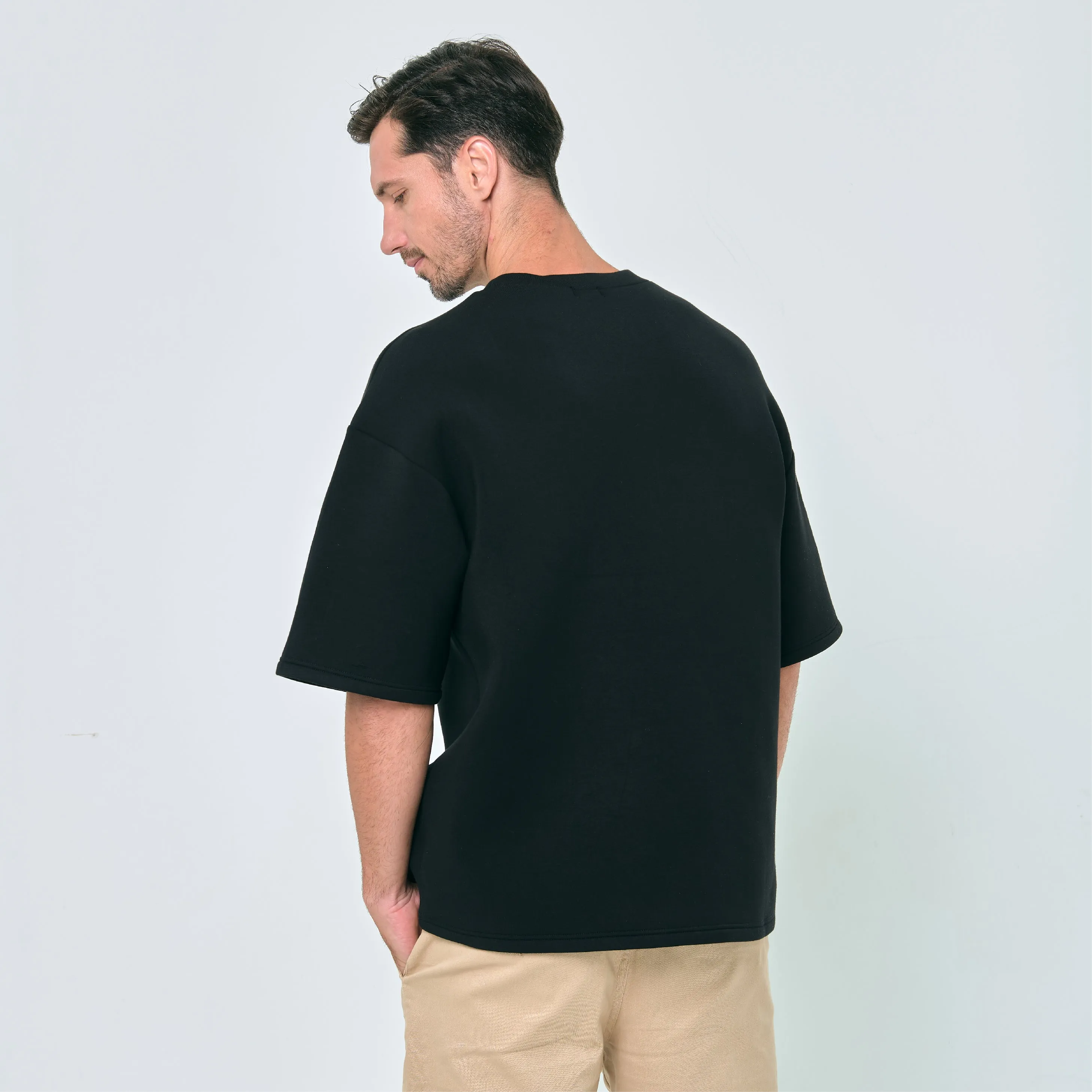 CAKENIS CLUB CHAMP OVERSIZED TEE IN BLACK