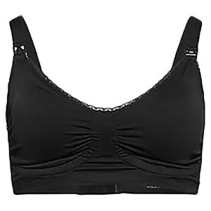 Carriwell Maternity & Nursing Bra with Carri-Gel Support (Black)