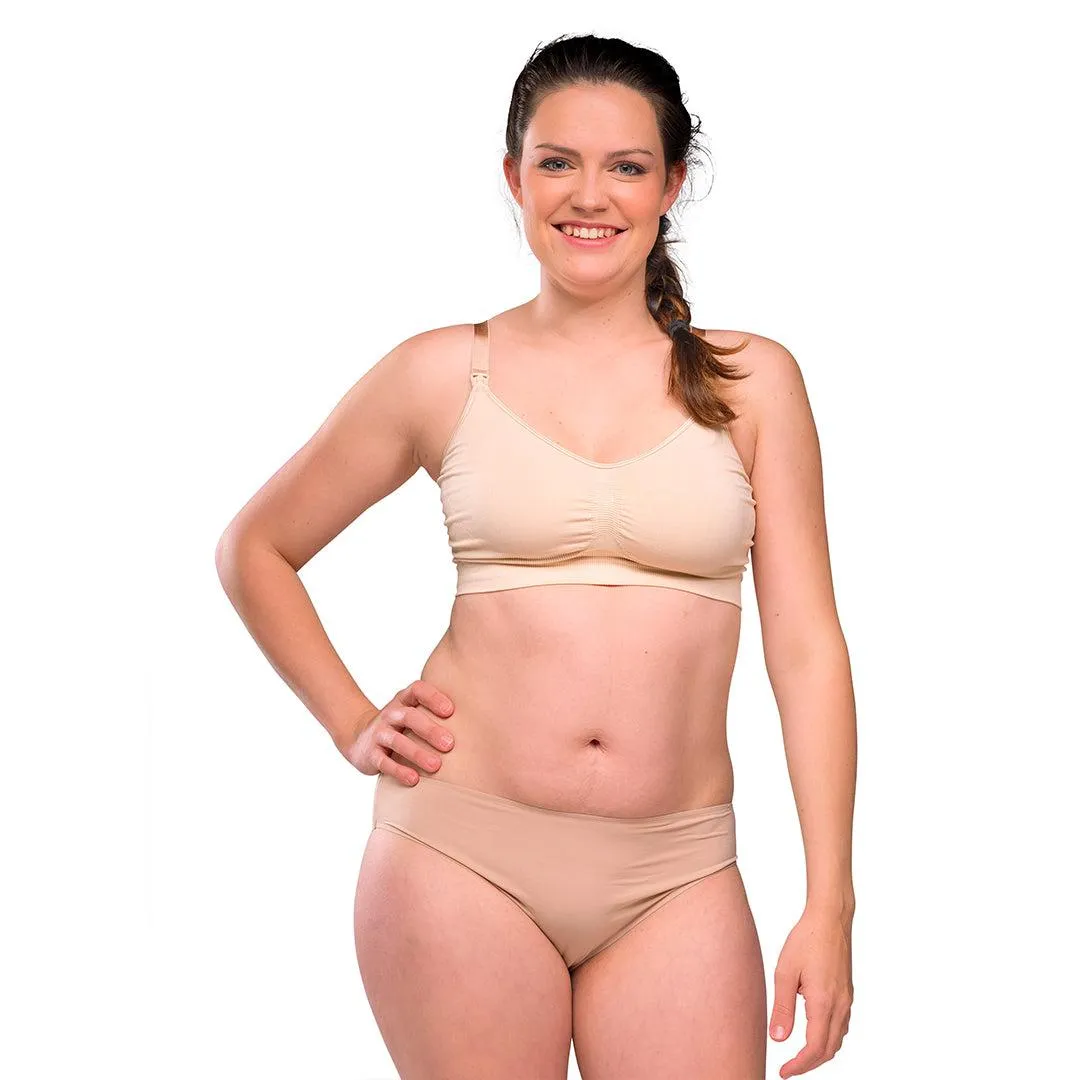 Carriwell Original Maternity   Nursing Bra - Honey