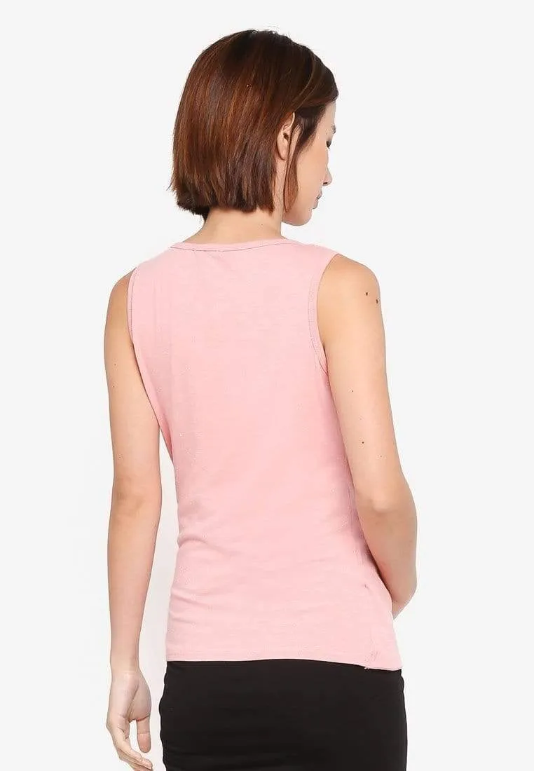 Celyn Overlap Tee Coral Blush