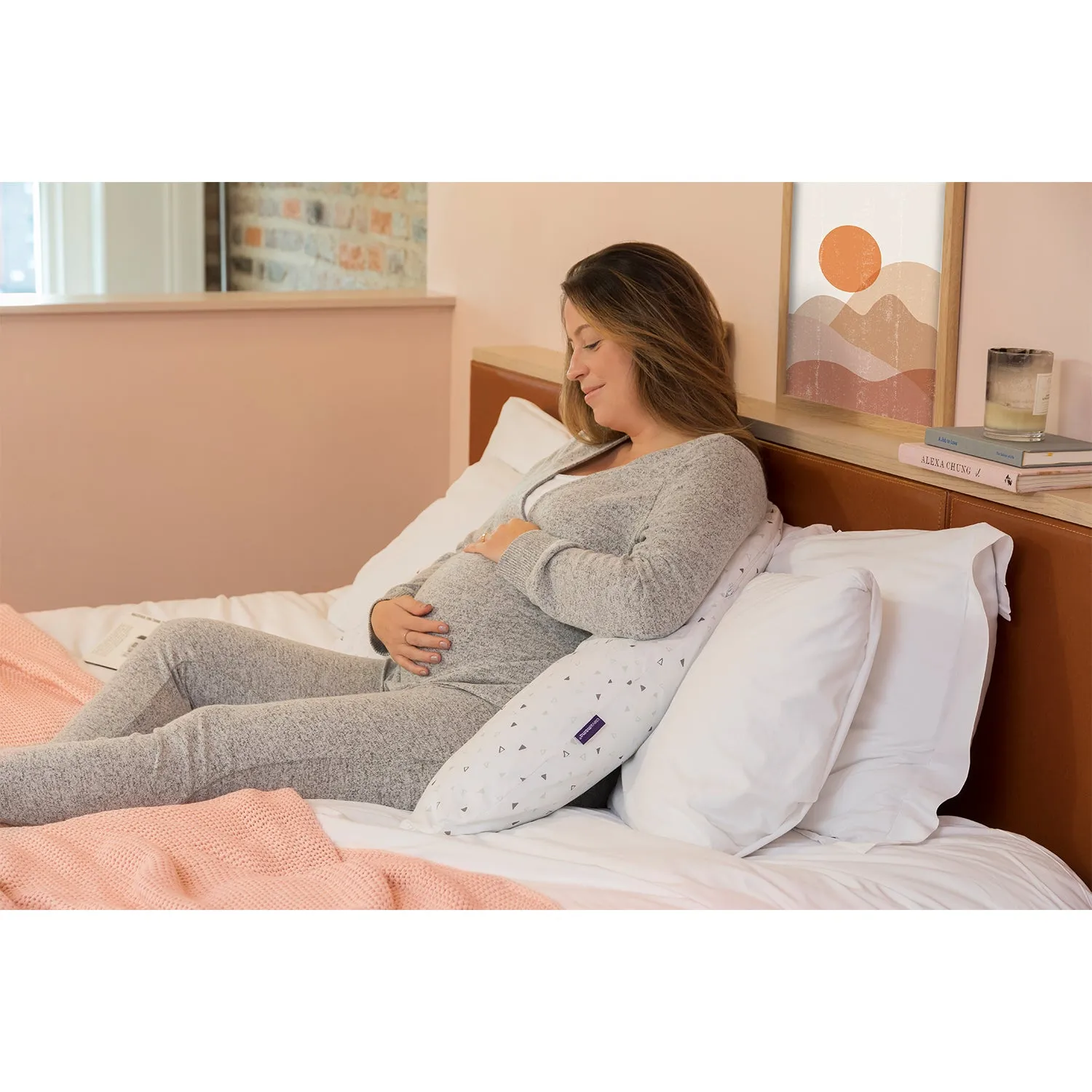 Clevamama Therapeutic Full Body & Bump Maternity Pillow