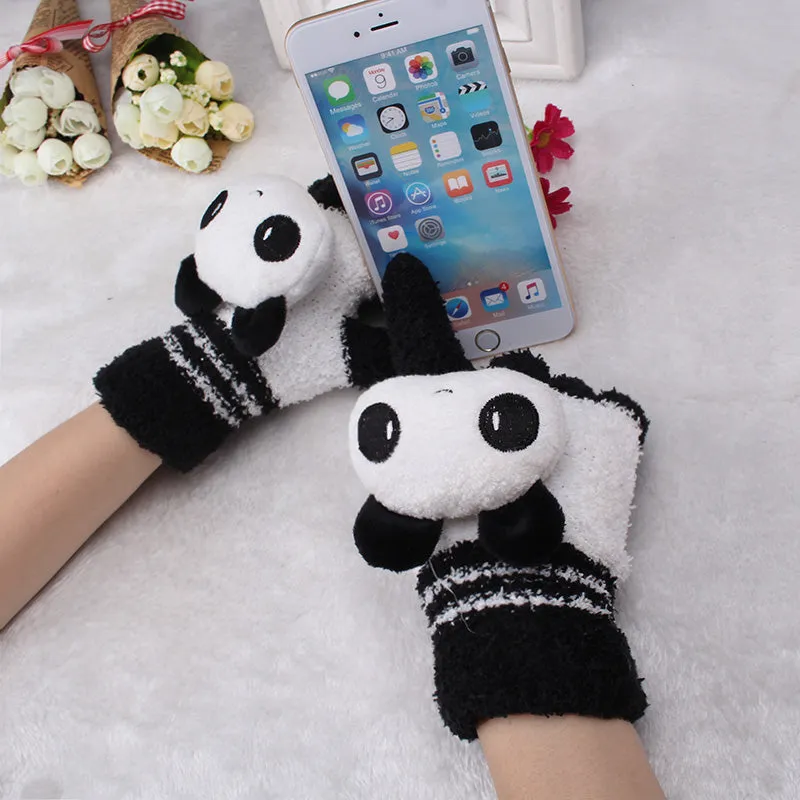 Cute Cartoon Character Stretchable Gloves