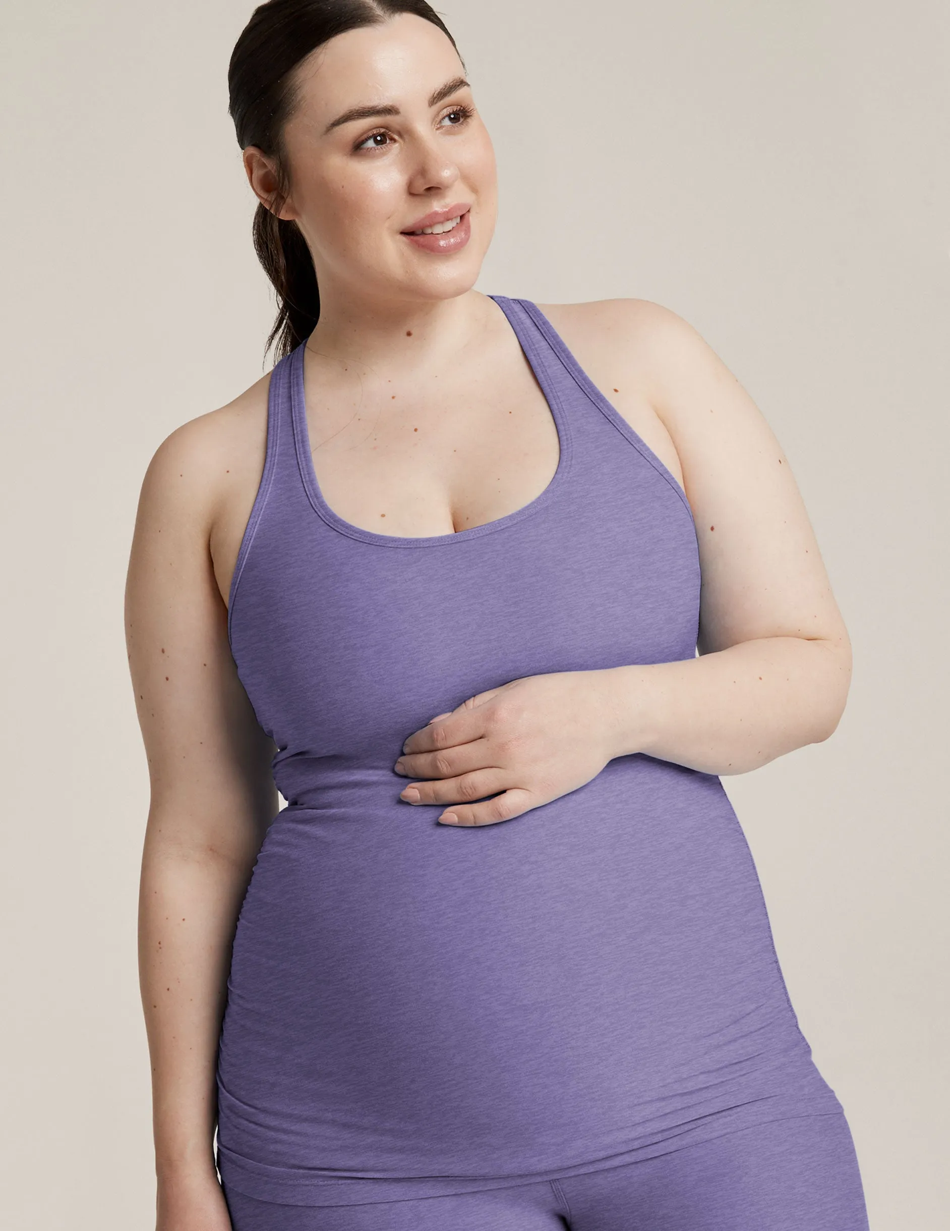 Featherweight Let It Grow Racerback Maternity Tank