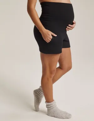 Foldover Maternity Short