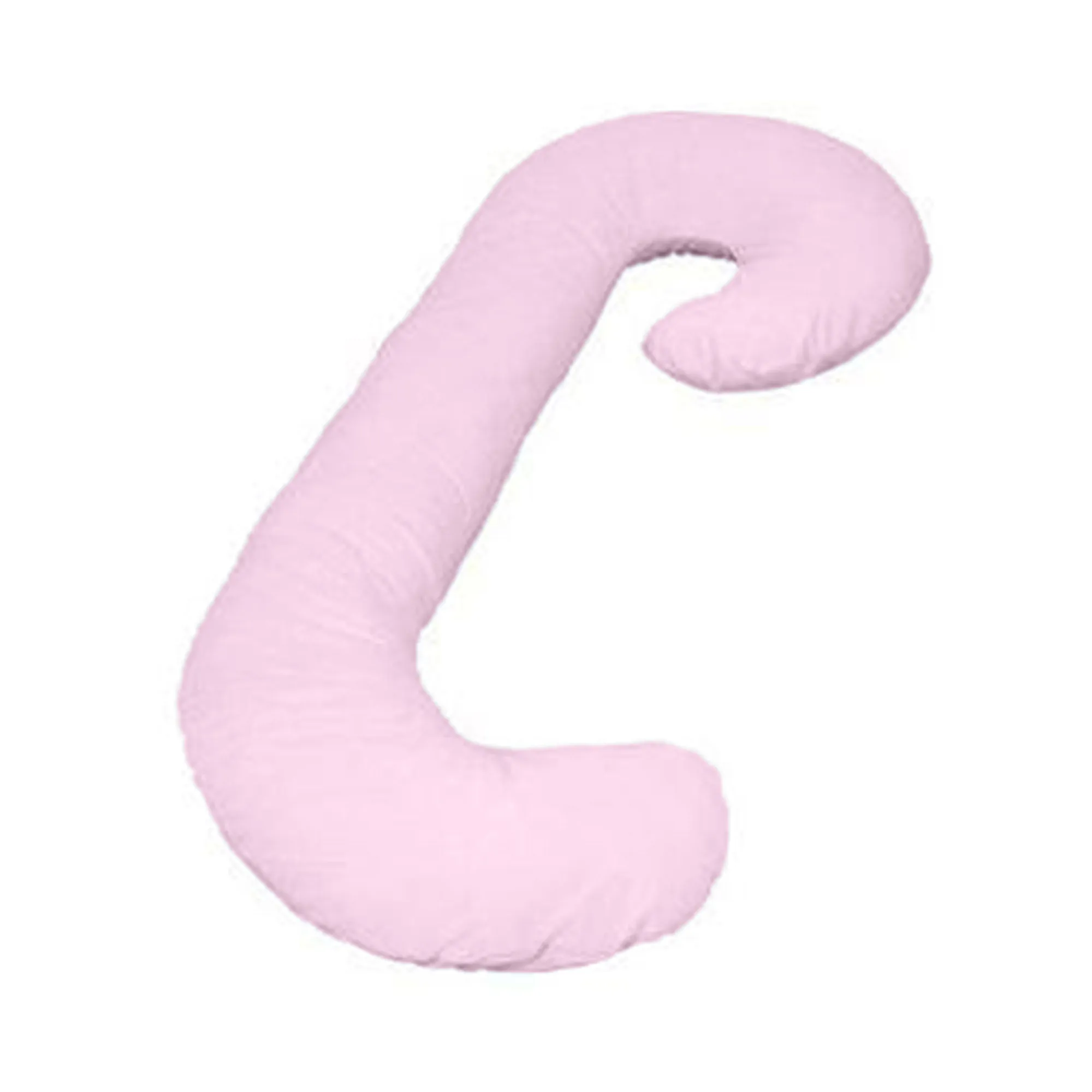 Four Seasons Pregnancy Pillow J Shaped Full Body Maternity Pillow 80x130cm Pink