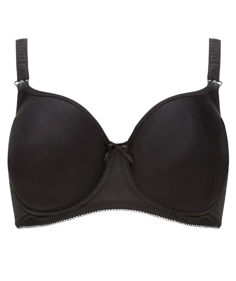 Freya Pure Underwire Moulded Nursing Bra - Black