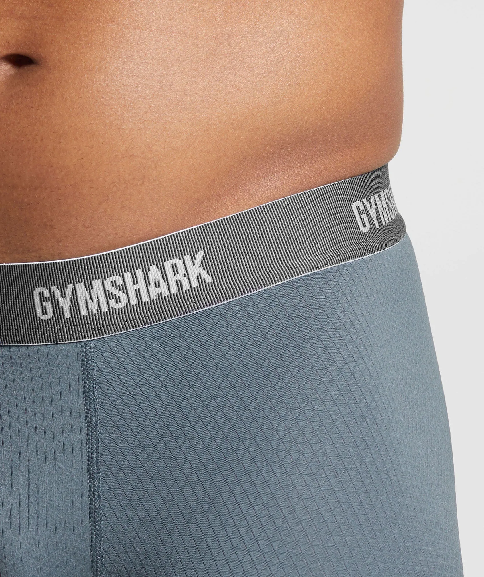 Gymshark Sports Tech Boxer 3PK - Cool Blue/Iron Blue/Heavy Blue