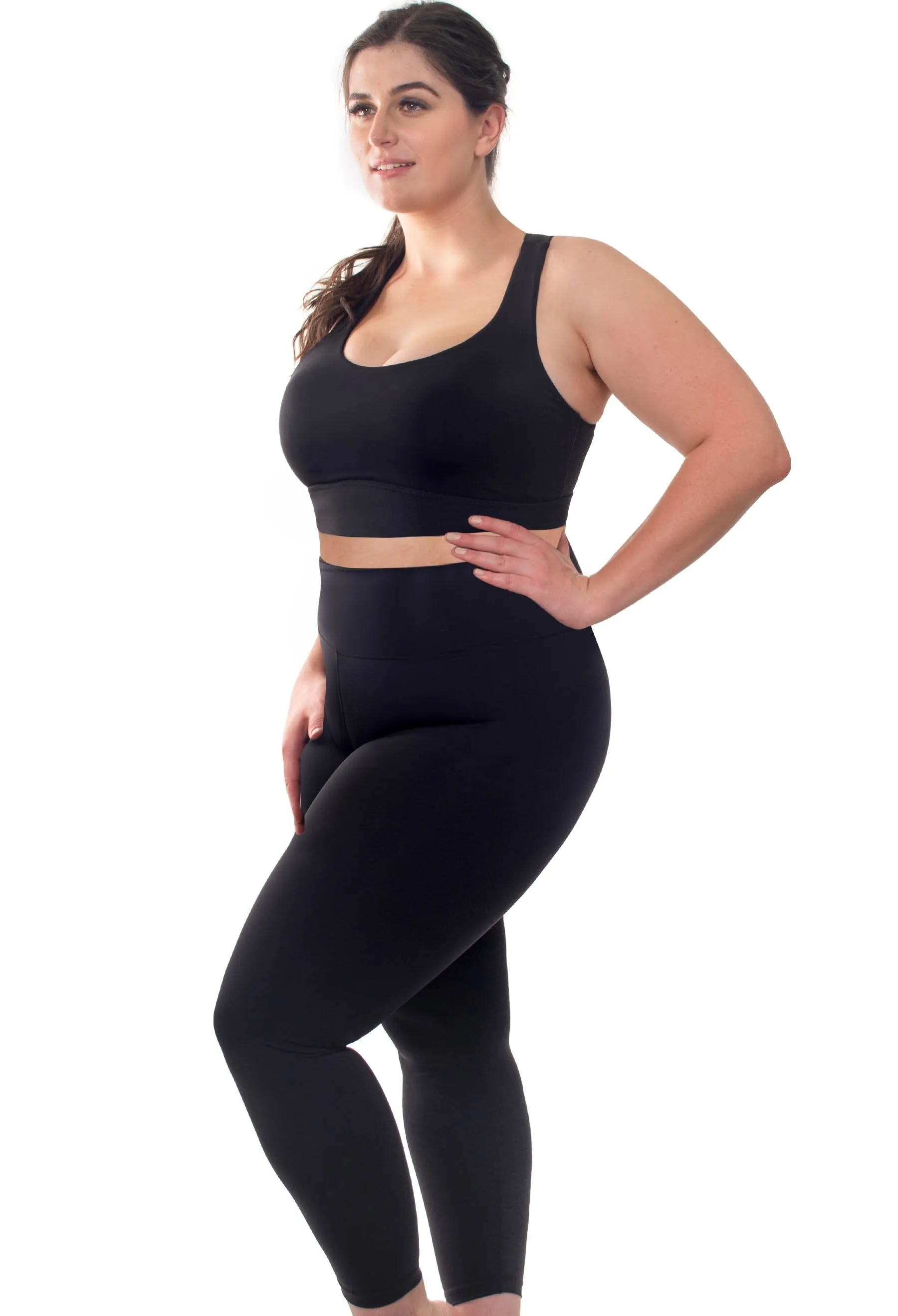 High Waisted Sleek Gym Leggings (Lint & Pet Hair Resistant)