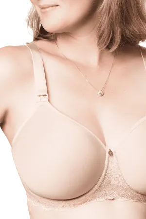 Hot Milk | Obsession Contour Nursing Bra ~ Nude