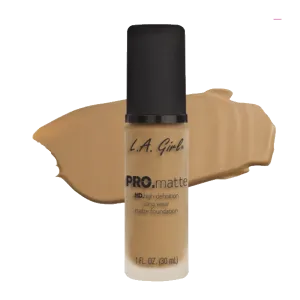 L.A Girl Pro Matte Hd Long Wear Matte Foundation 30Ml Medium Beige