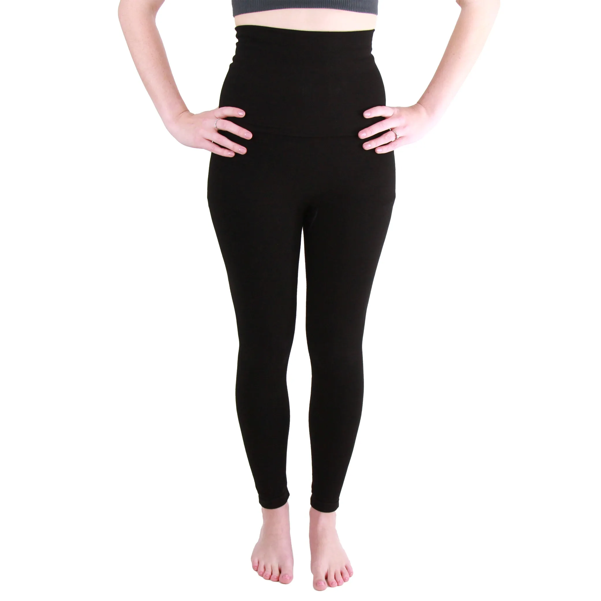 Light Support Super High Waist Leggings- Soft Bamboo