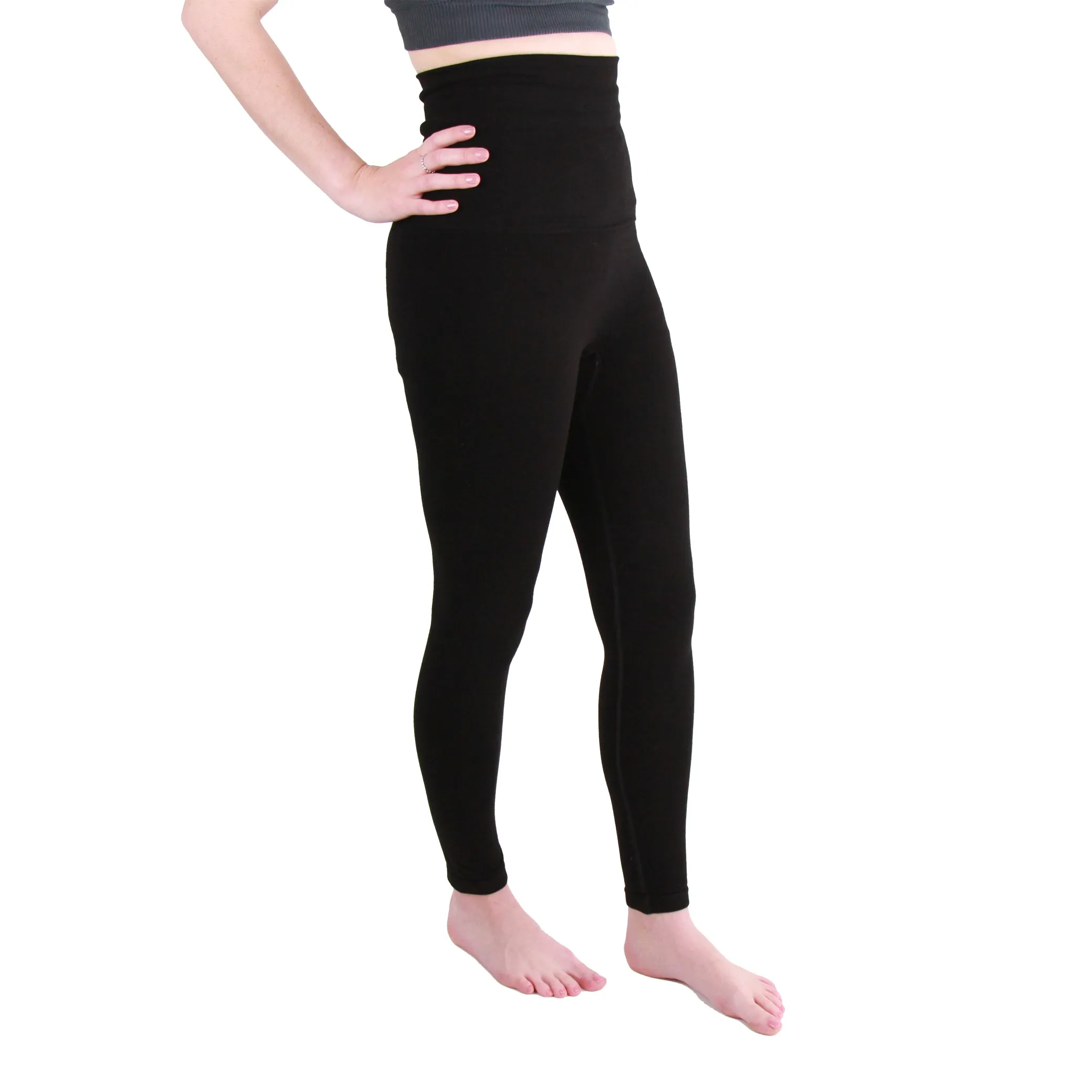 Light Support Super High Waist Leggings- Soft Bamboo