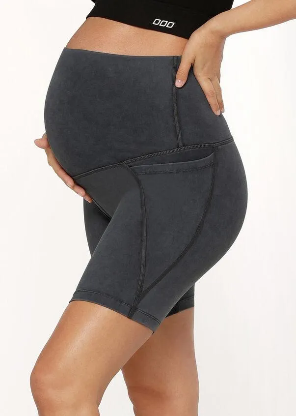 LJ Maternity Phone Pocket Bike Short