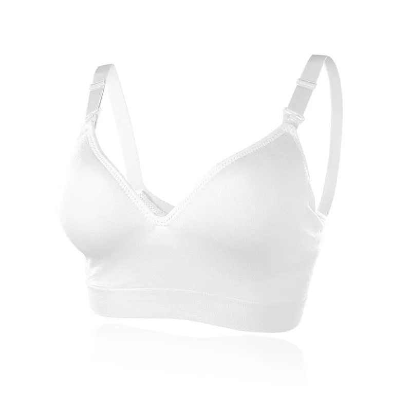 Maternity Unwired Front Buckle Large Nursing Bra