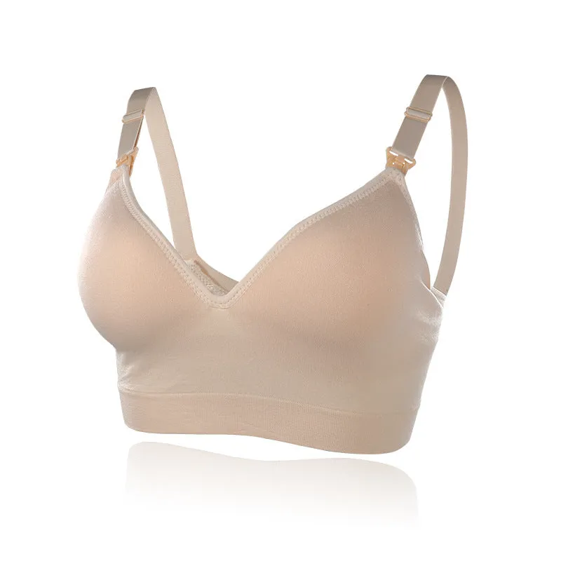 Maternity Unwired Front Buckle Large Nursing Bra