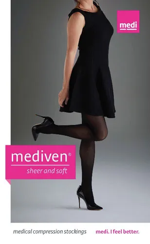 Mediven Sheer & Soft, 20-30 mmHg, Maternity, Closed Toe