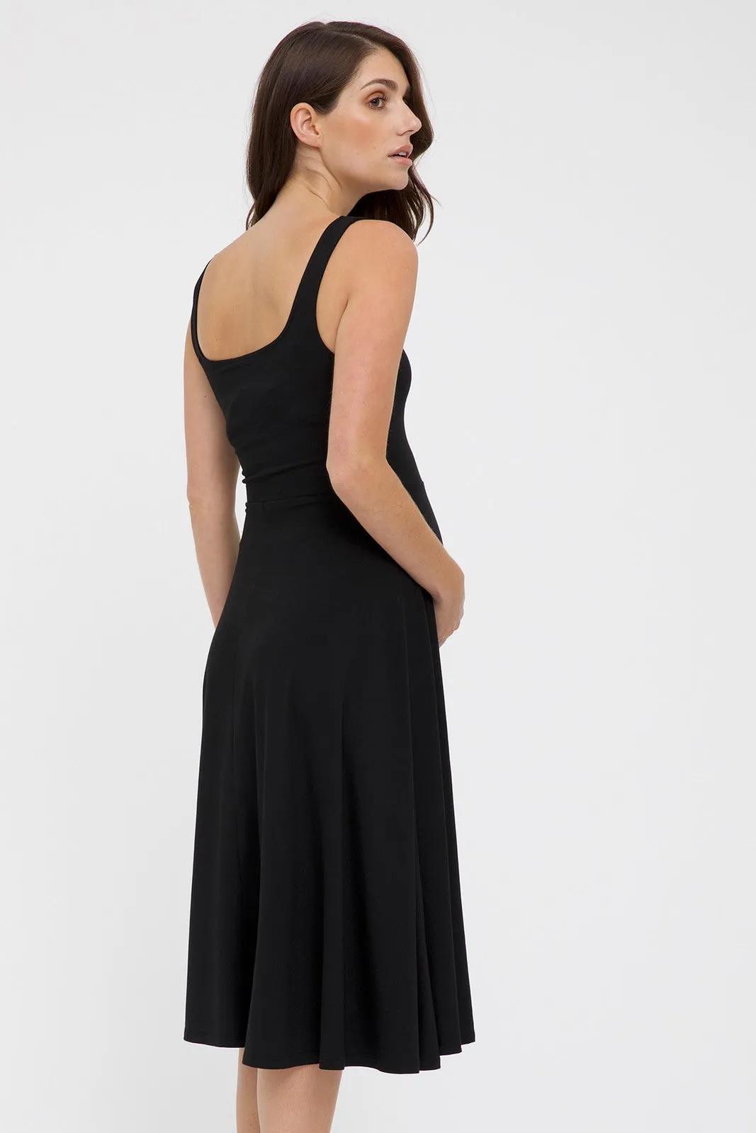 Melanie Maternity Dress - Black