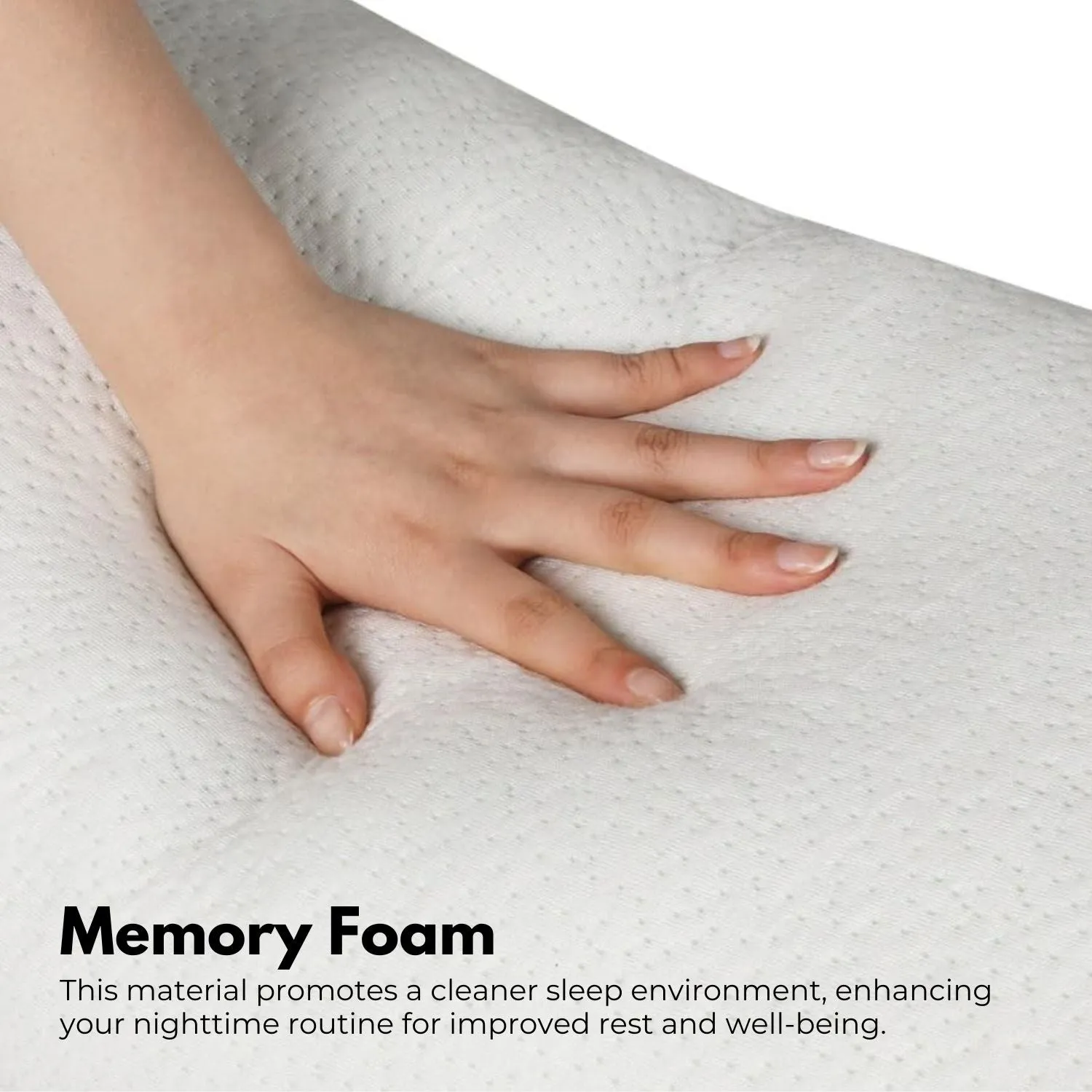 Memory Foam Full Body Pillow for Back Pain & Maternity