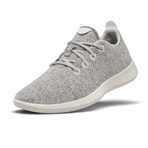 Men's Wool Runners - Dapple Grey (Cream Sole)