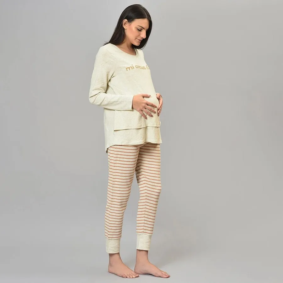 Misty Maternity Wear T-shirt & Pajama Set