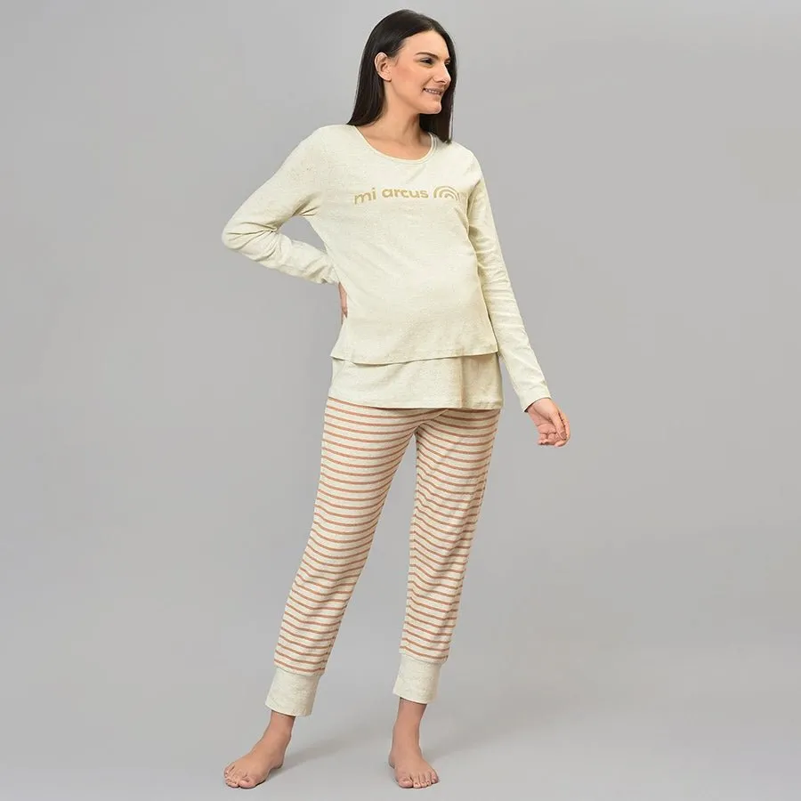 Misty Maternity Wear T-shirt & Pajama Set