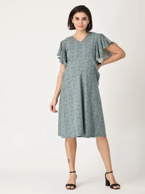 Mystic Spiral Maternity and Nursing Dress