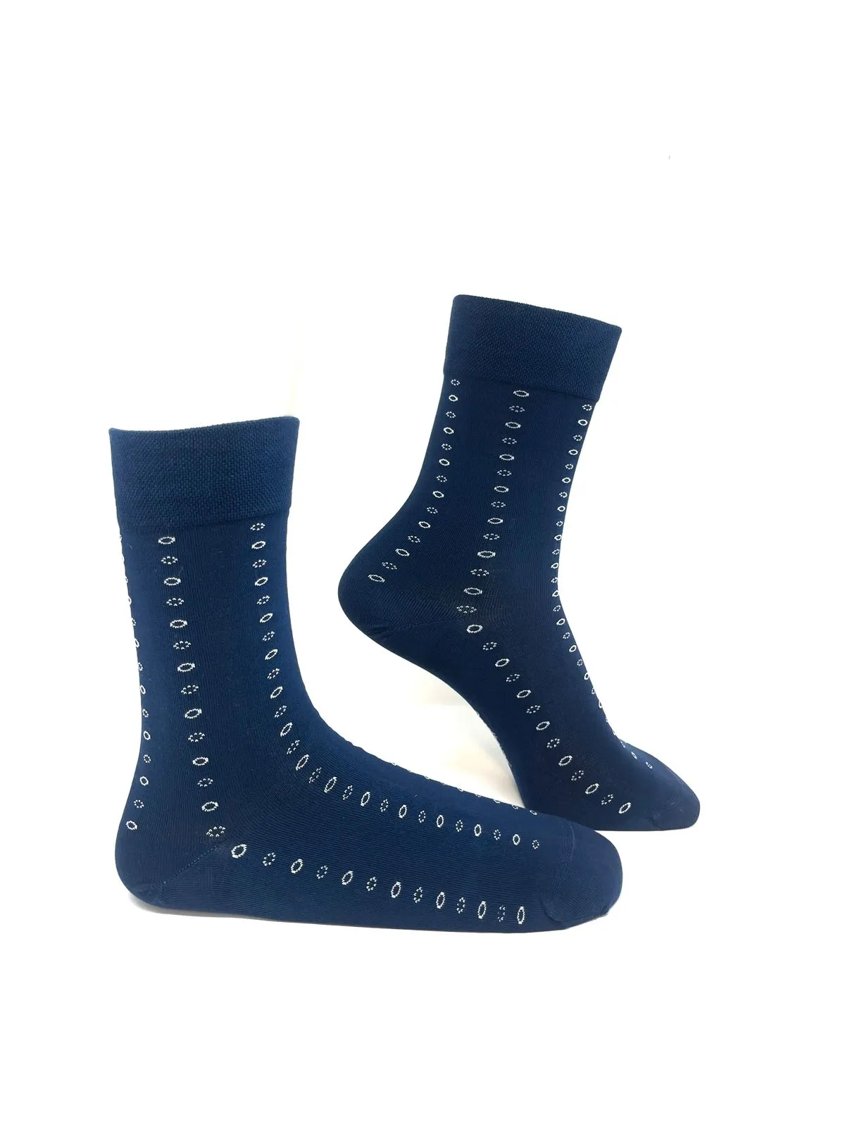 Navy Blue Crew Bamboo Socks