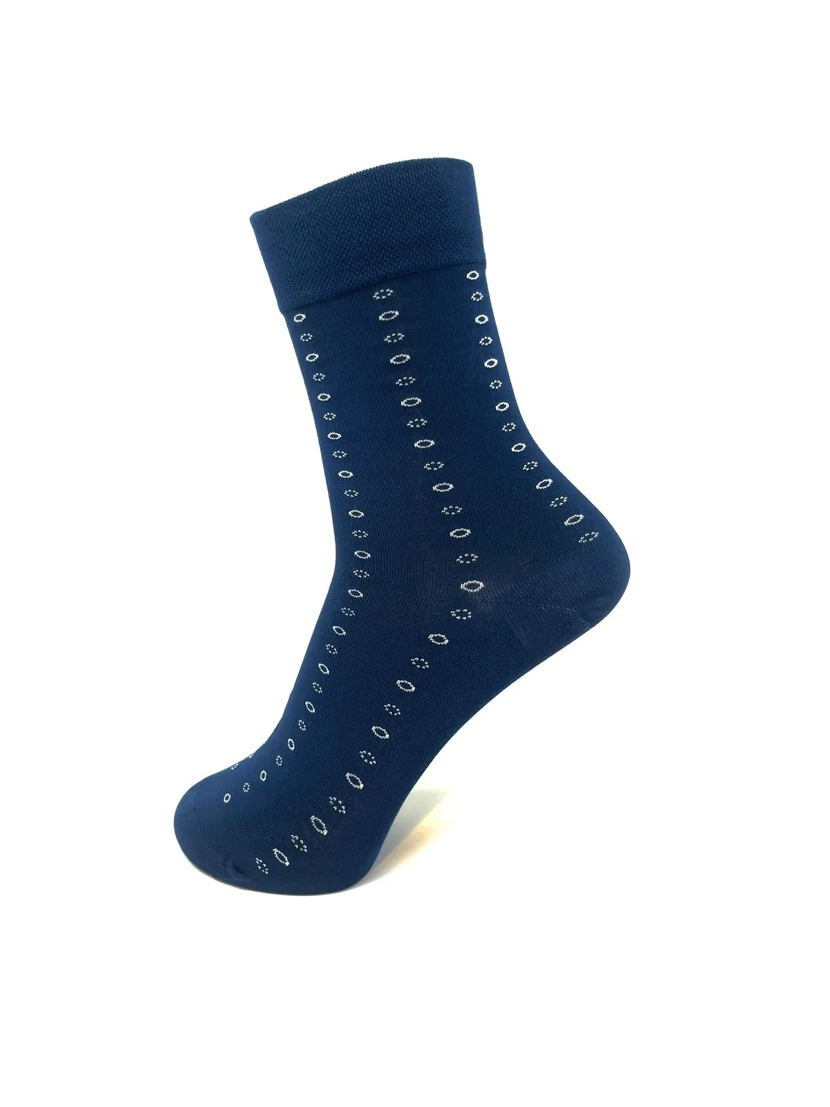 Navy Blue Crew Bamboo Socks