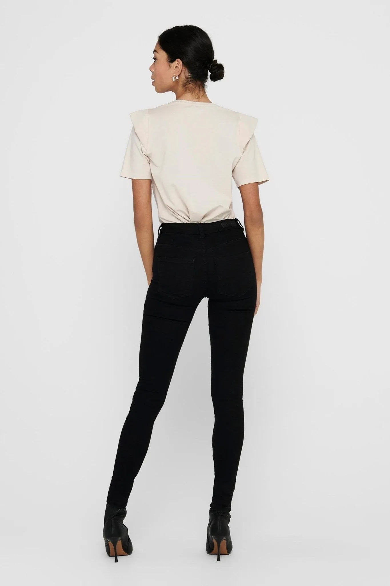 Performance Jeans - Black (high-waist)