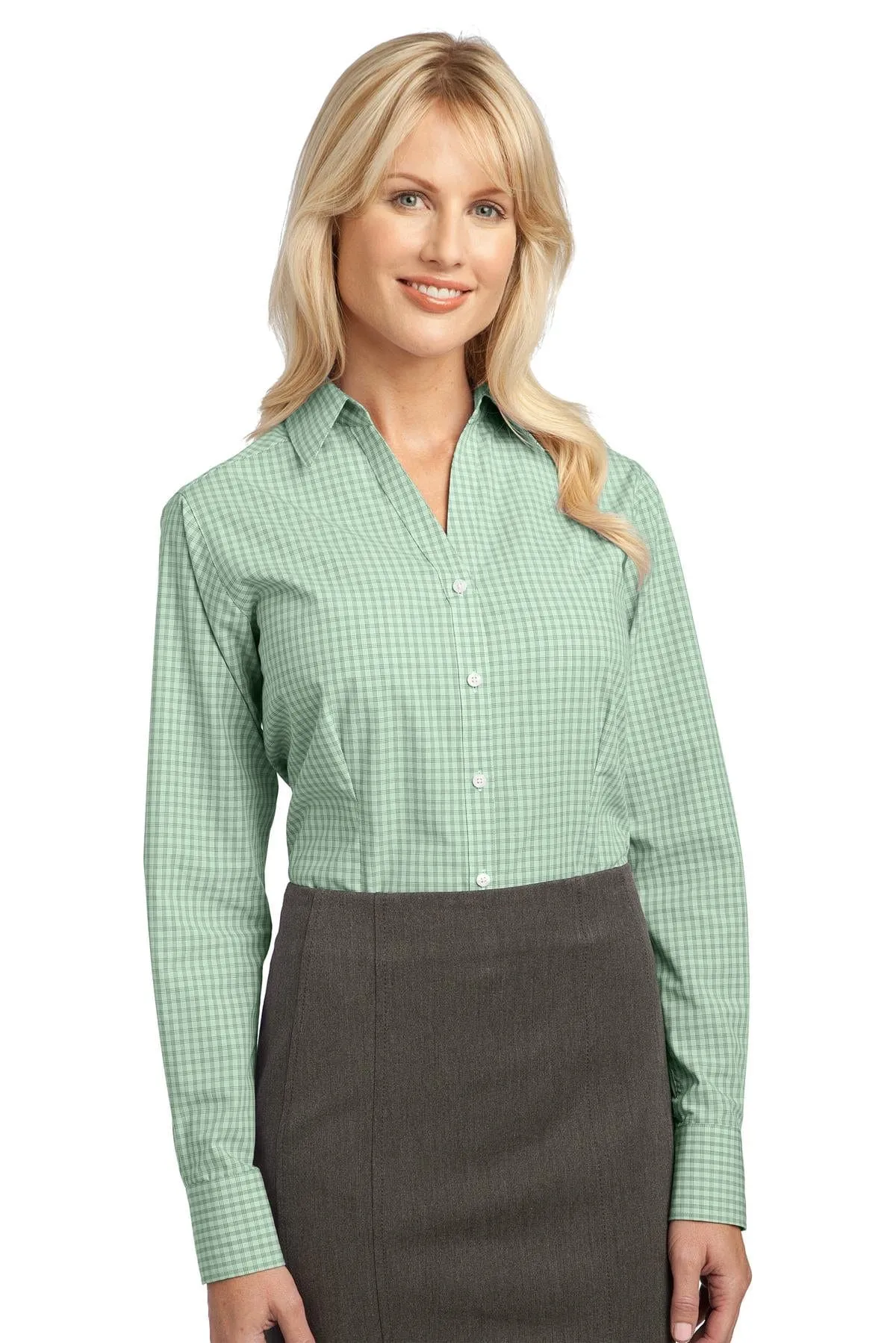 Port Authority ®  Ladies Plaid Pattern Easy Care Shirt. L639