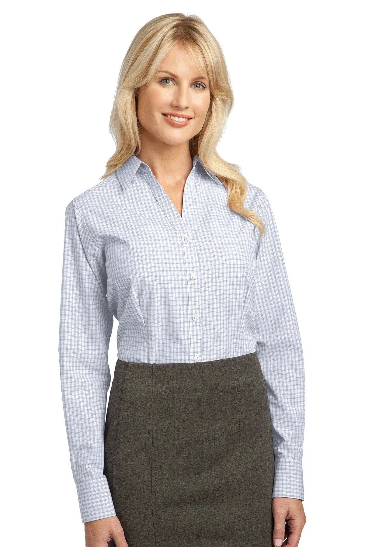 Port Authority ®  Ladies Plaid Pattern Easy Care Shirt. L639