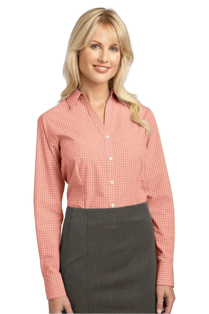 Port Authority ®  Ladies Plaid Pattern Easy Care Shirt. L639