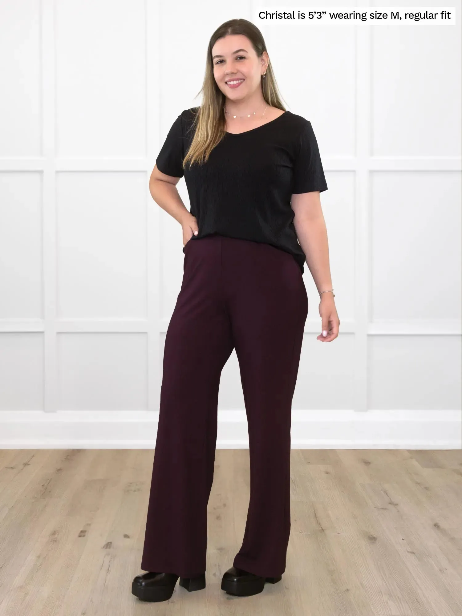 Reed high waisted pant with pockets