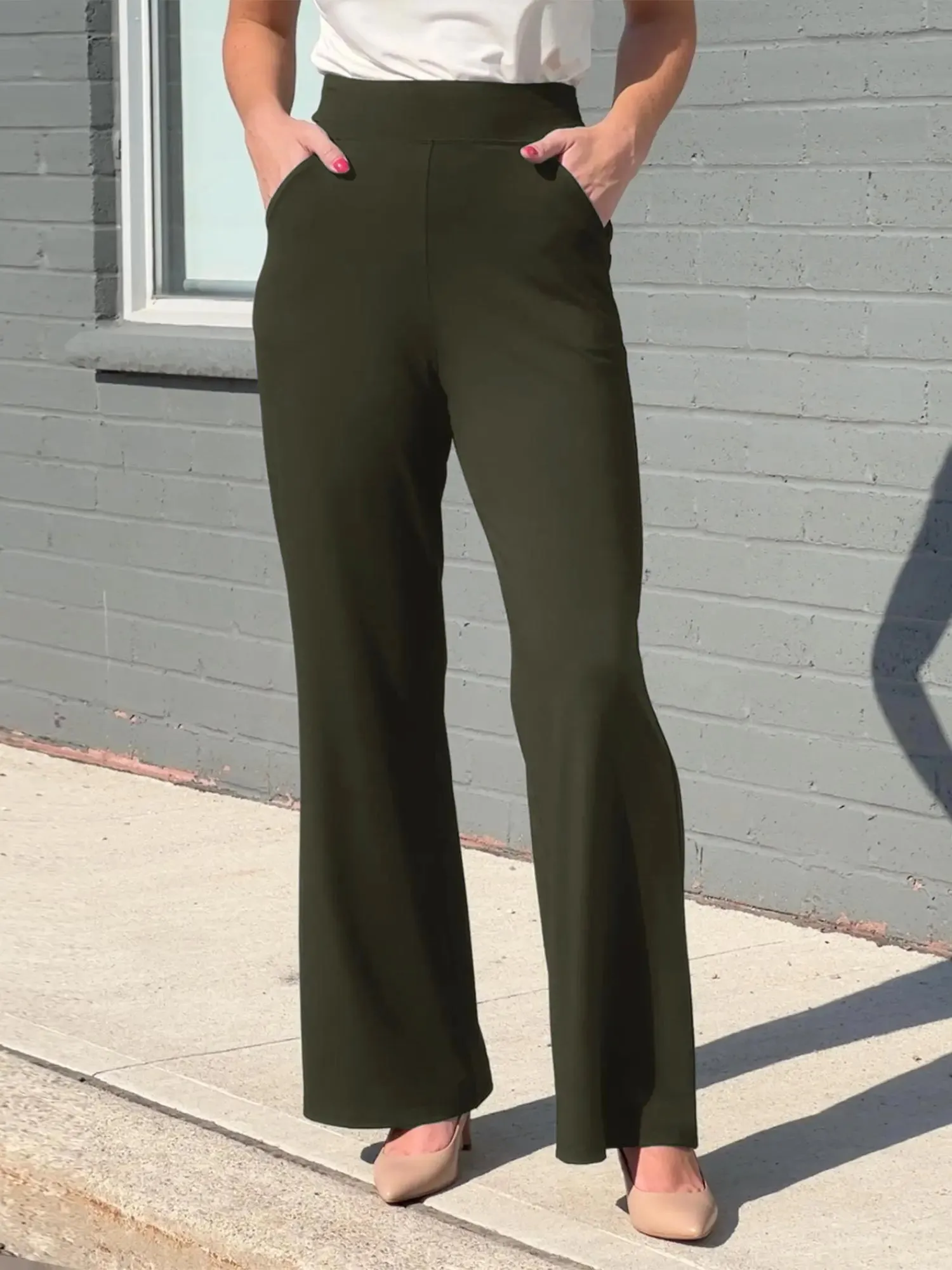 Reed high waisted pant with pockets