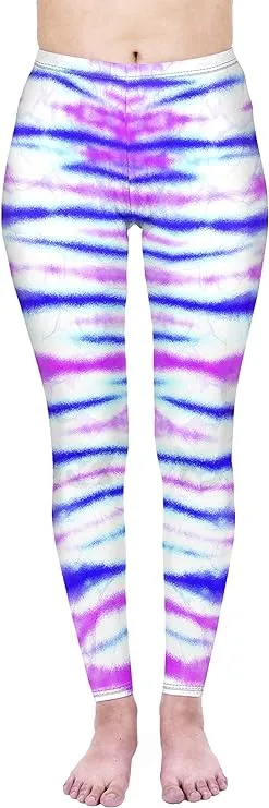 Regular Leggings (8-12 UK Size) - Cyan Surf