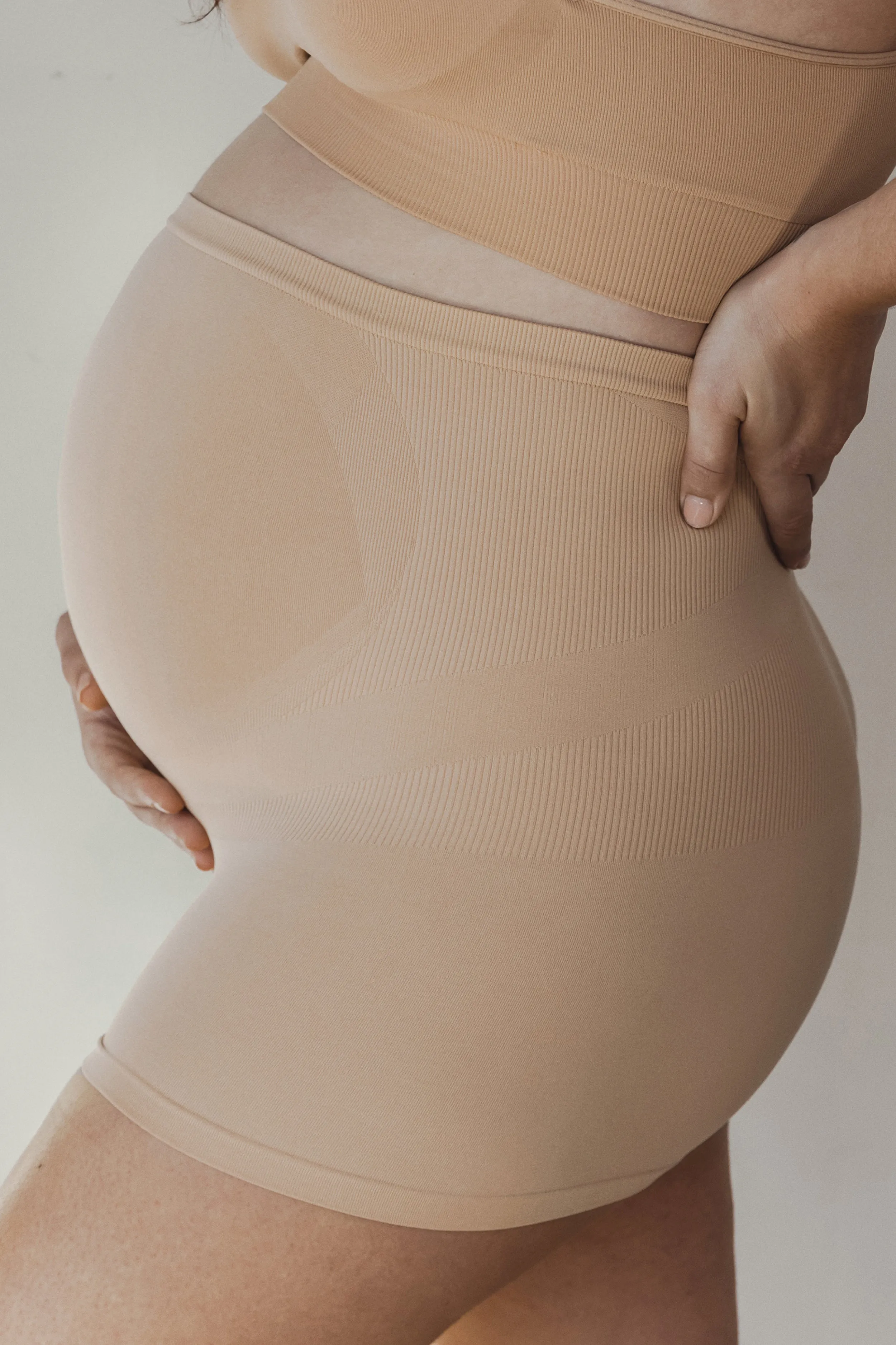 Seamless Maternity Over Belly Support Boyshorts