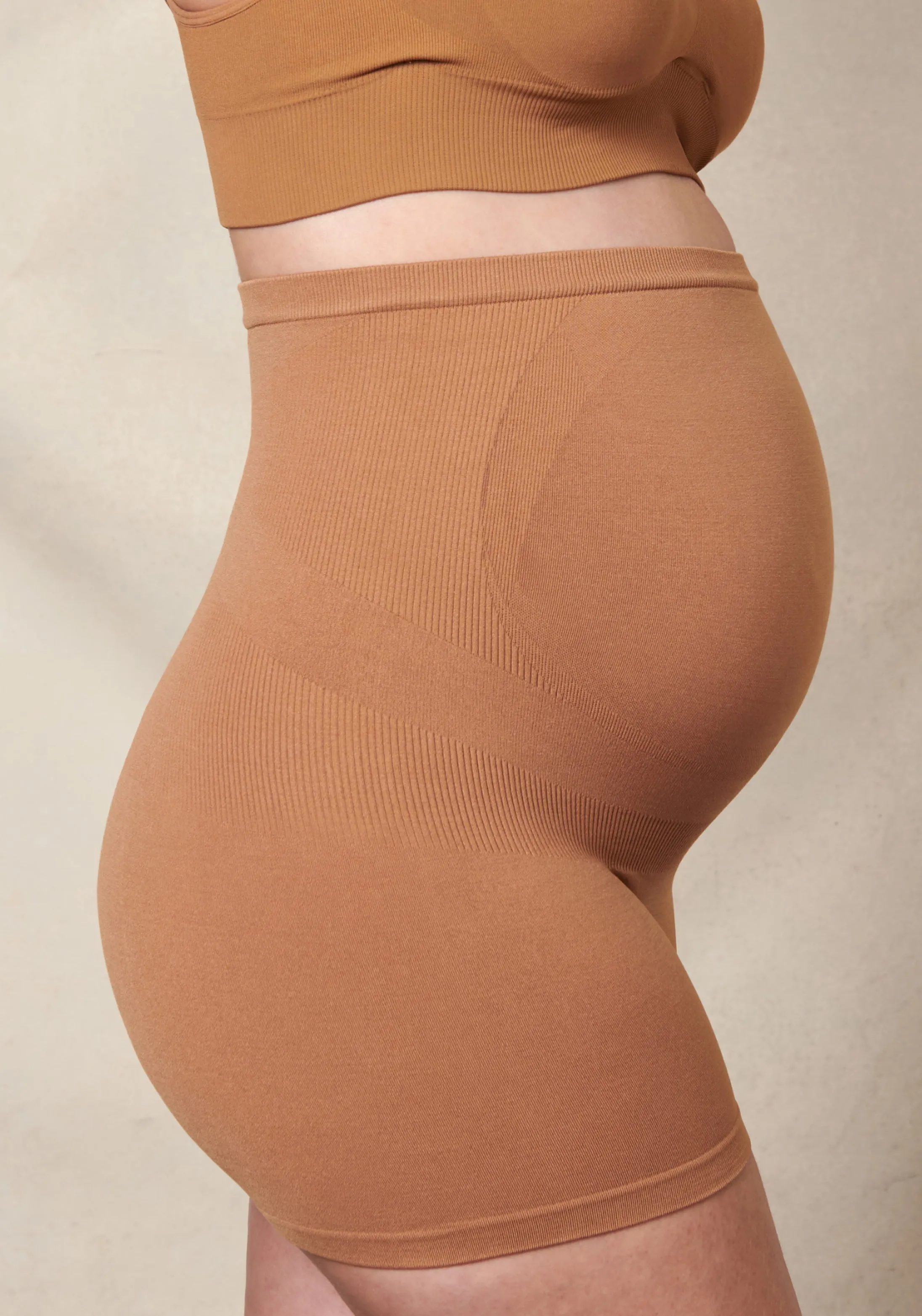 Seamless Maternity Over Belly Support Boyshorts