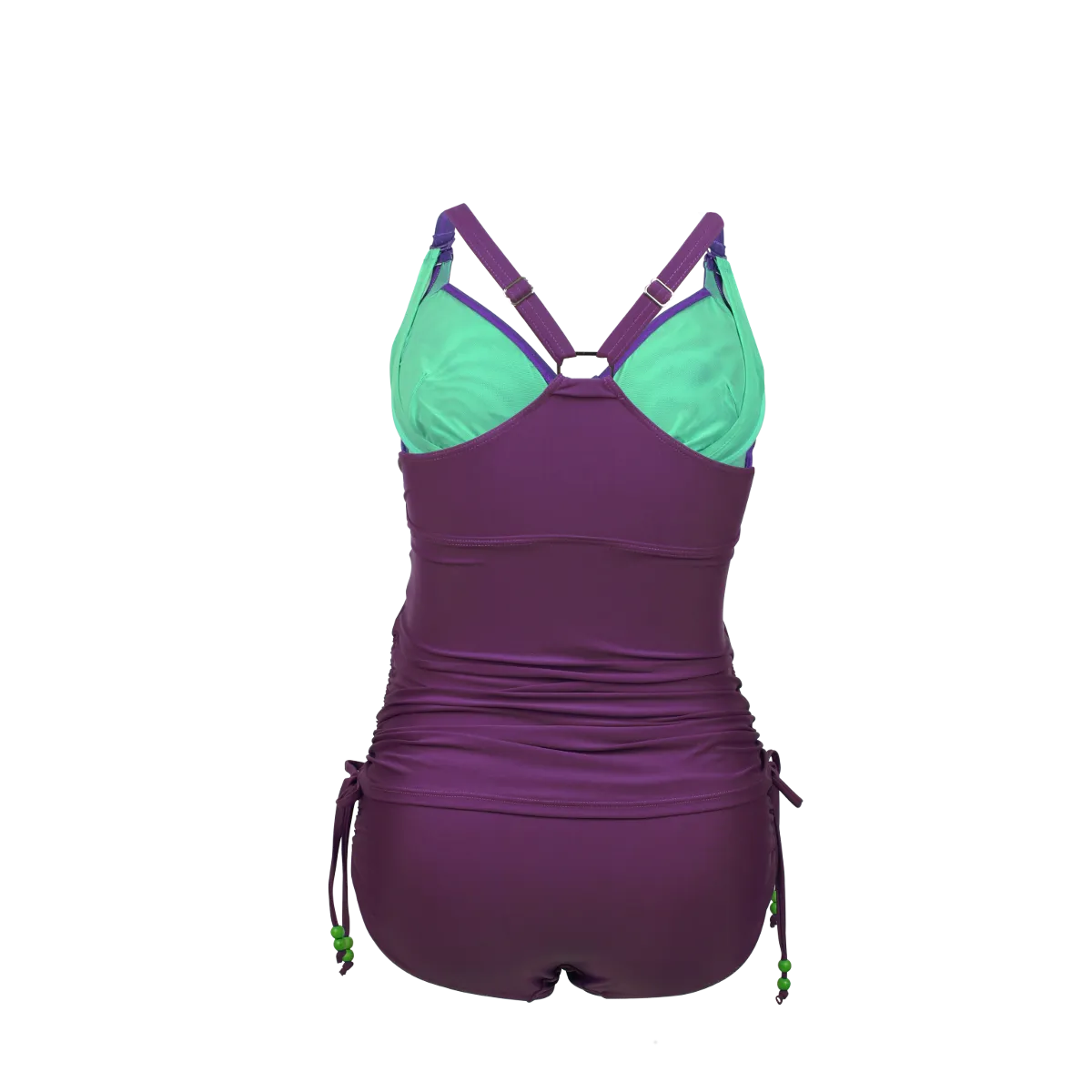 Shake Purple Tankini Nursing Maternity Swimsuit Set - Cake