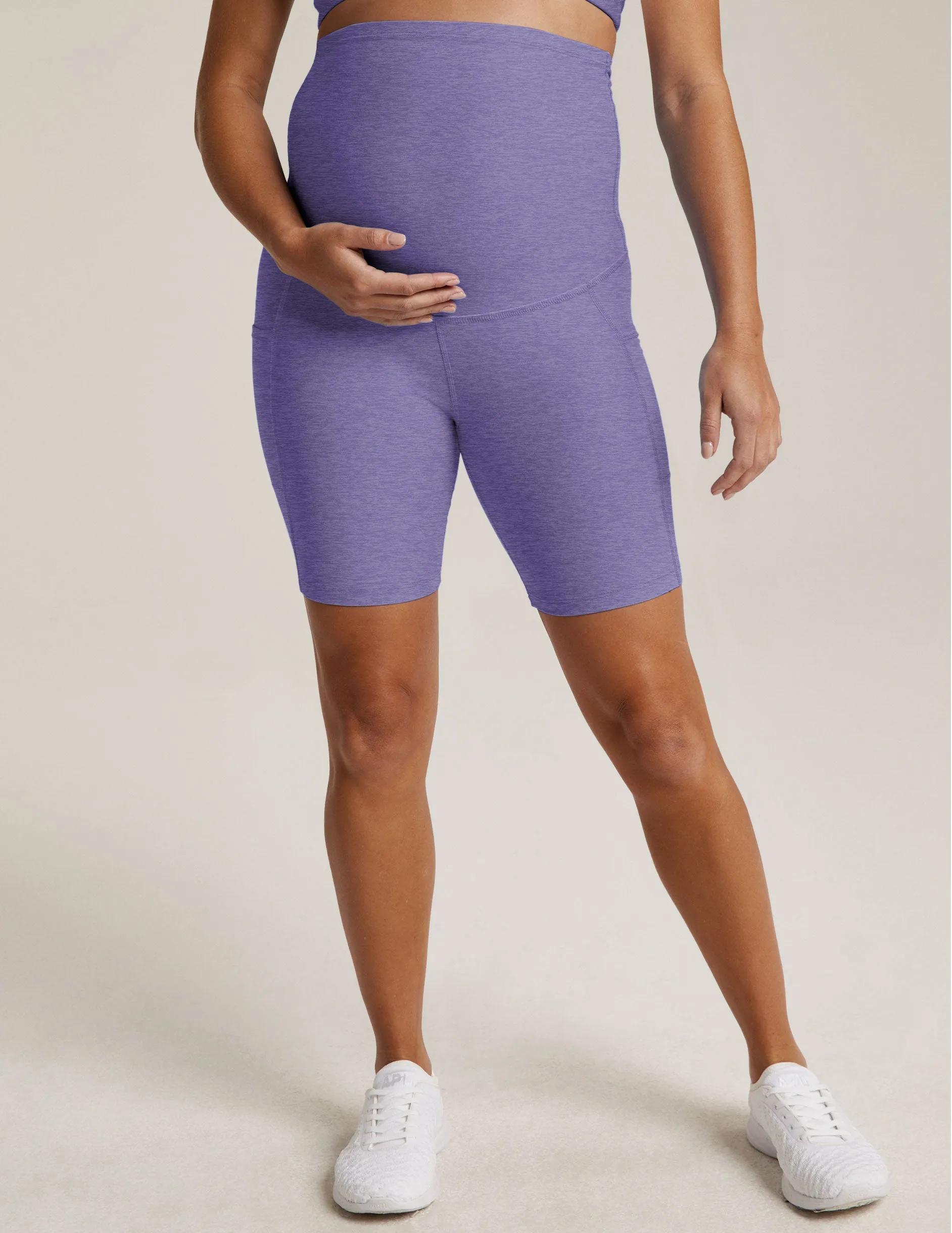 Spacedye Pockets Forever Maternity Biker Short