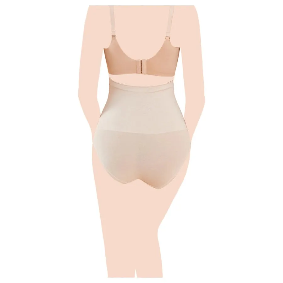 Sunveno High Waist Pregnancy Support Cotton Panties (Skin)